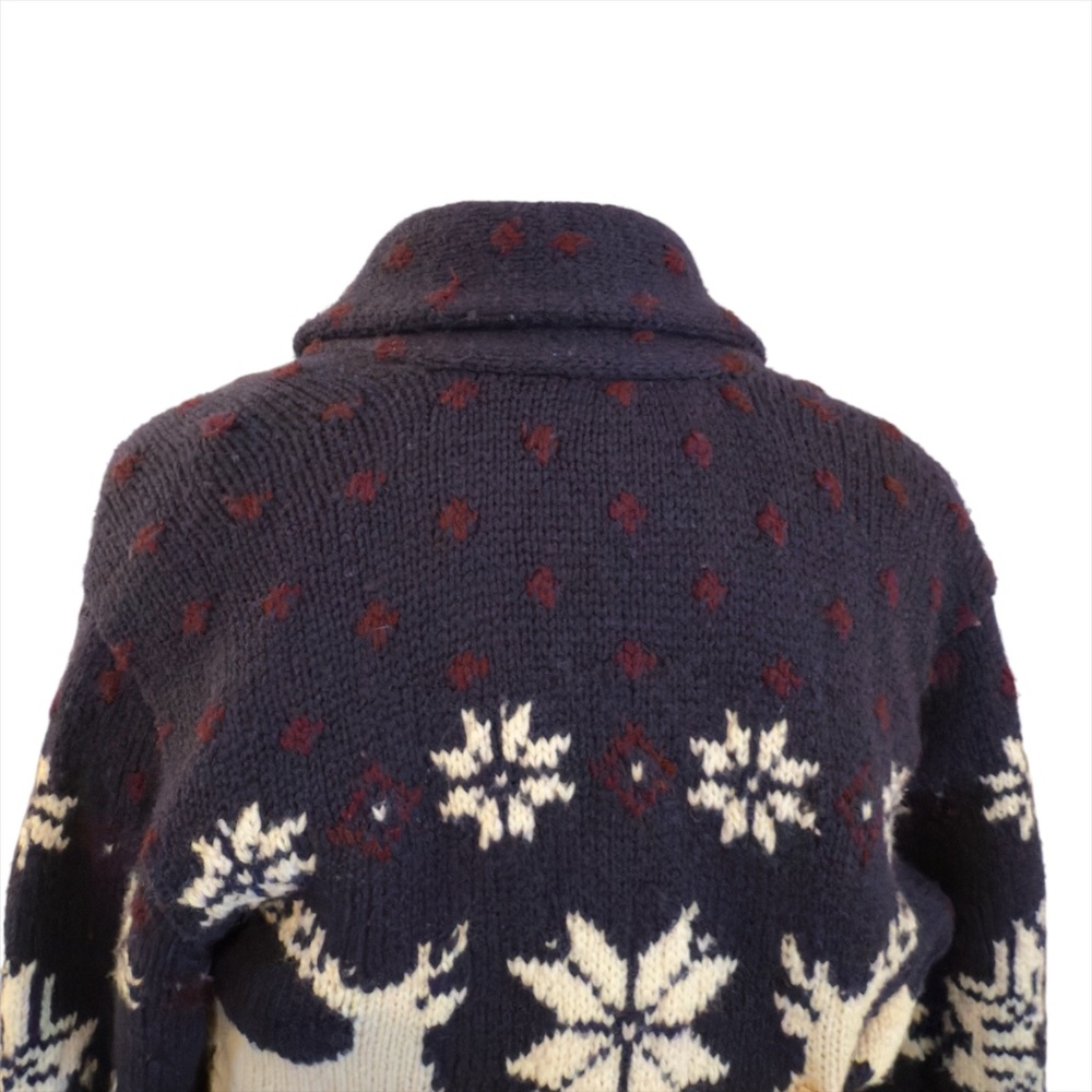 RARE Polo Ralph Lauren Hand-Knit Cardigan – Deer Stag - Picture 4 of 8